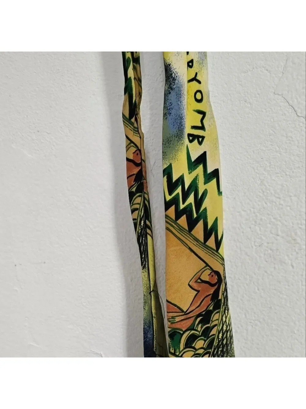 Vintage Attitudes Artsy Retro Art Print Tie Abstract Woman Graphic Necktie